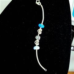 Pandora Silver Charm Bracelet 925 Silver 7.6g